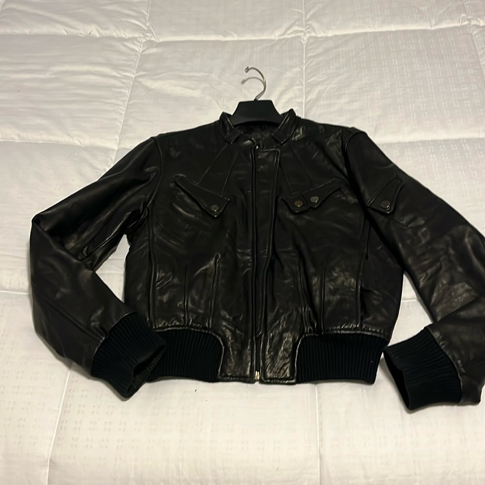 Wilda - lambs skin leather jacket- fits like size 12